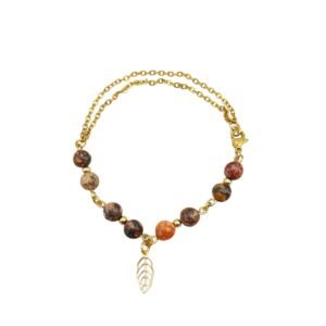 Bracelet LEOPALYA - Jaspe léopard