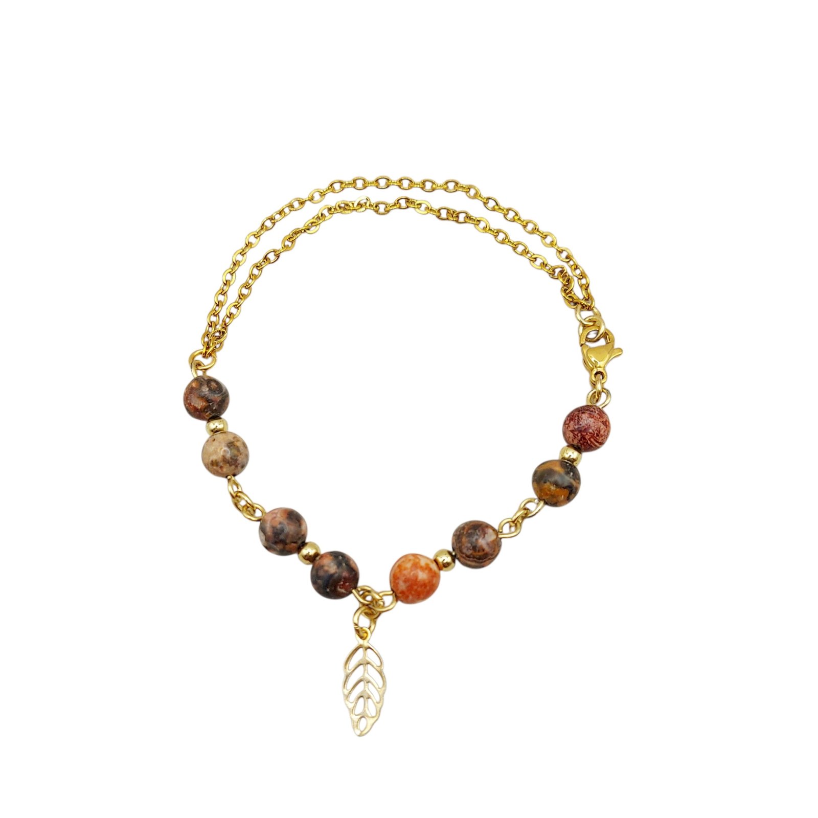 Bracelet LEOPALYA - Jaspe léopard