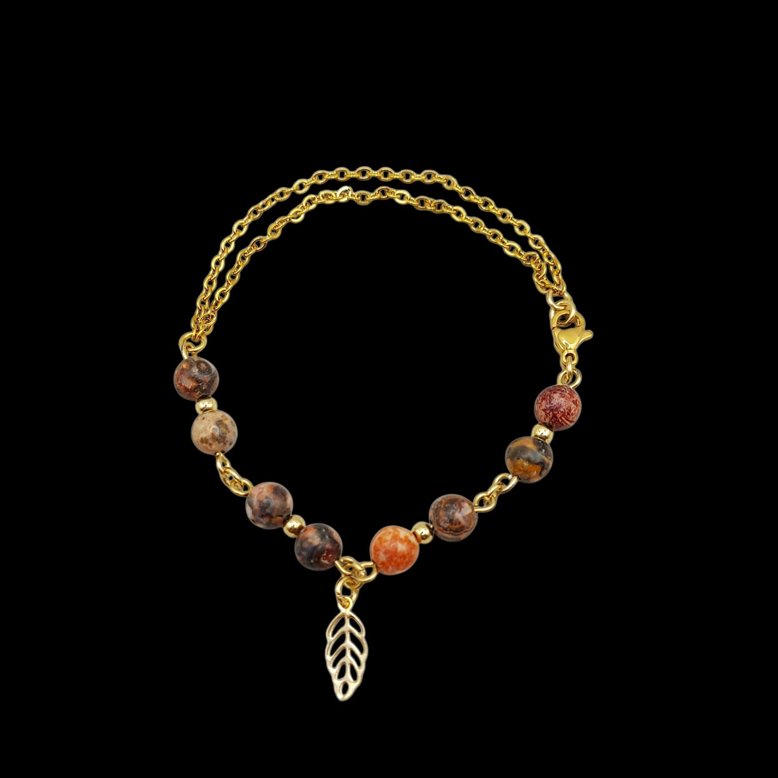 Bracelet LEOPALYA - Jaspe léopard – Image 2