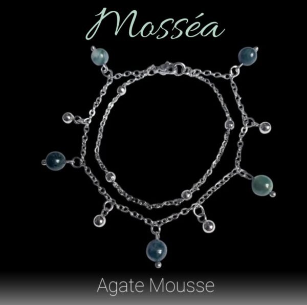 Bracelet MOSSEA - Agate mousse – Image 2