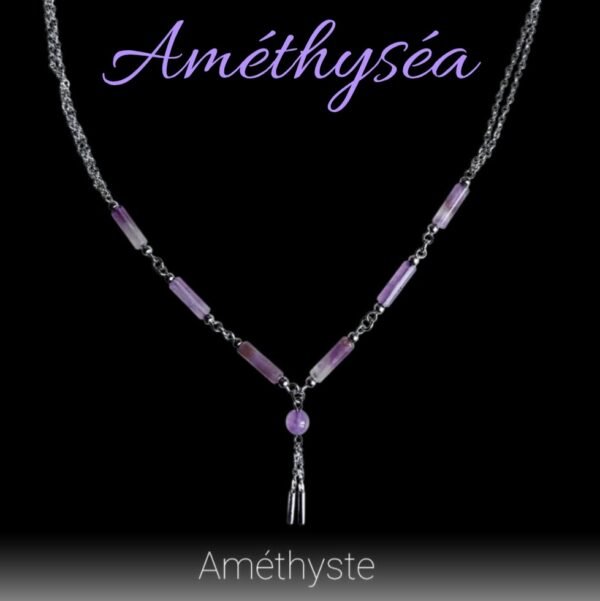 Collier AMETHYSEA - Améthyste – Image 2