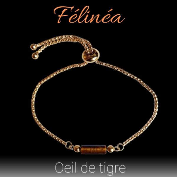 Bracelet FELINEA - Œil de tigre – Image 2