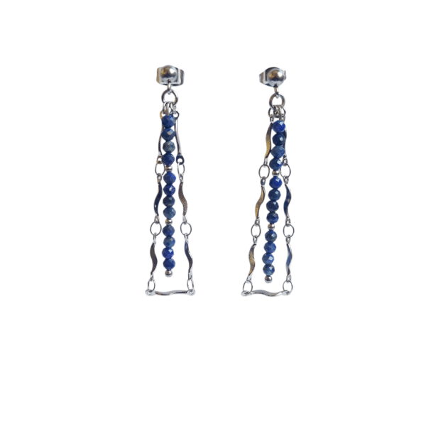 Boucles d'oreilles CASCADIA LAZULYS - Lapis lazuli