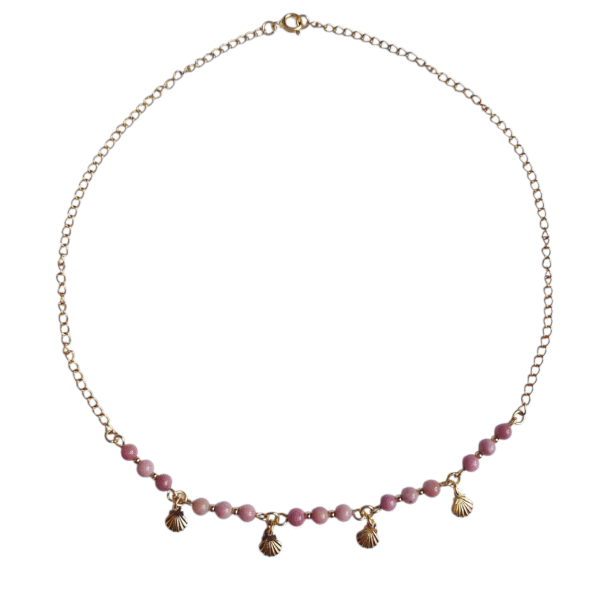 Collier RHODONYA - Rhodonite