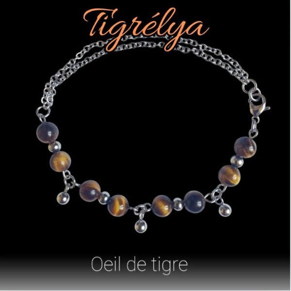 Bracelet TIGRELYA - Œil de tigre – Image 2