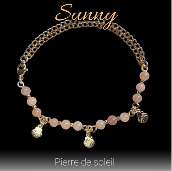 Bracelet SOLENA- Pierre de soleil – Image 2