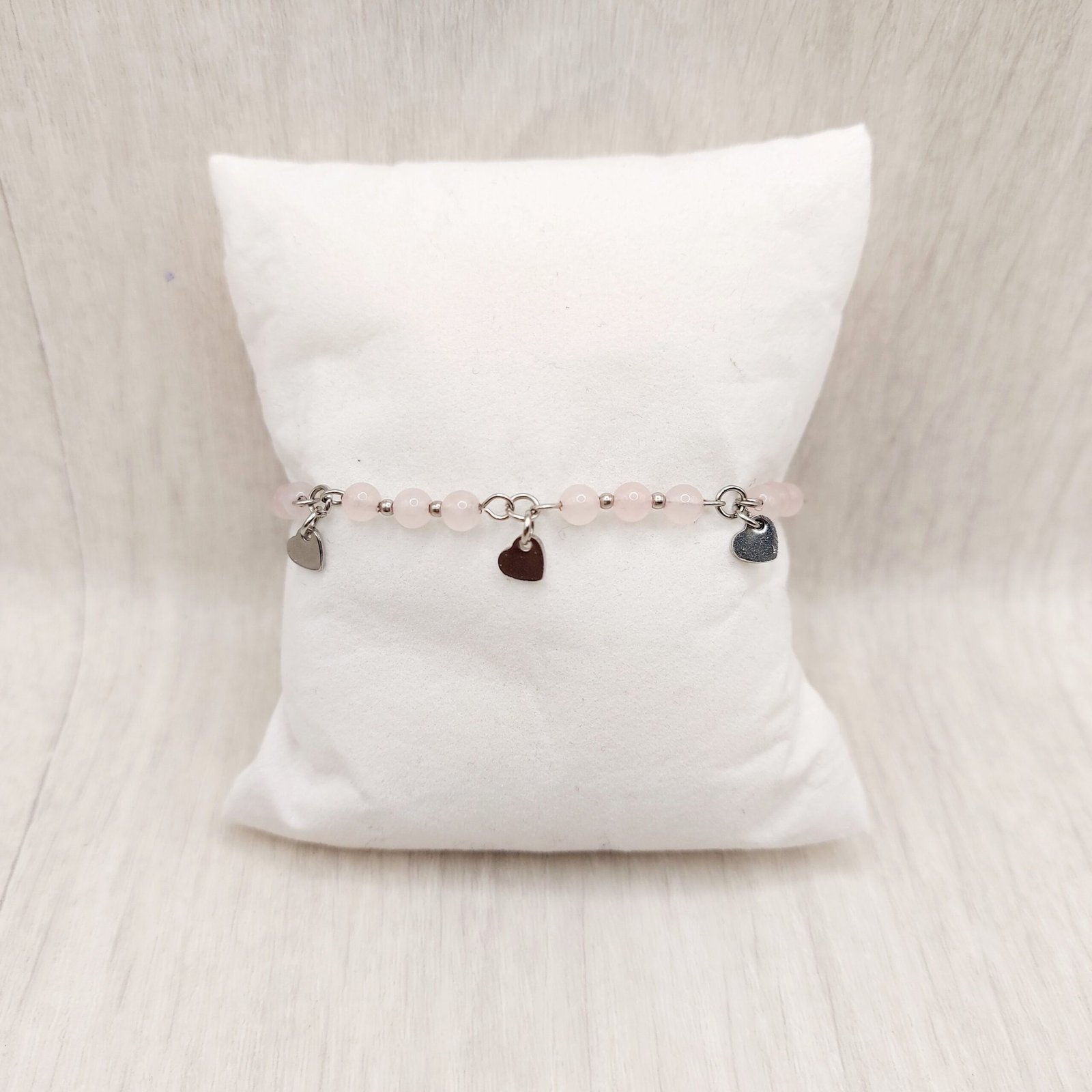 Bracelet ROSALYA - Quartz rose – Image 3