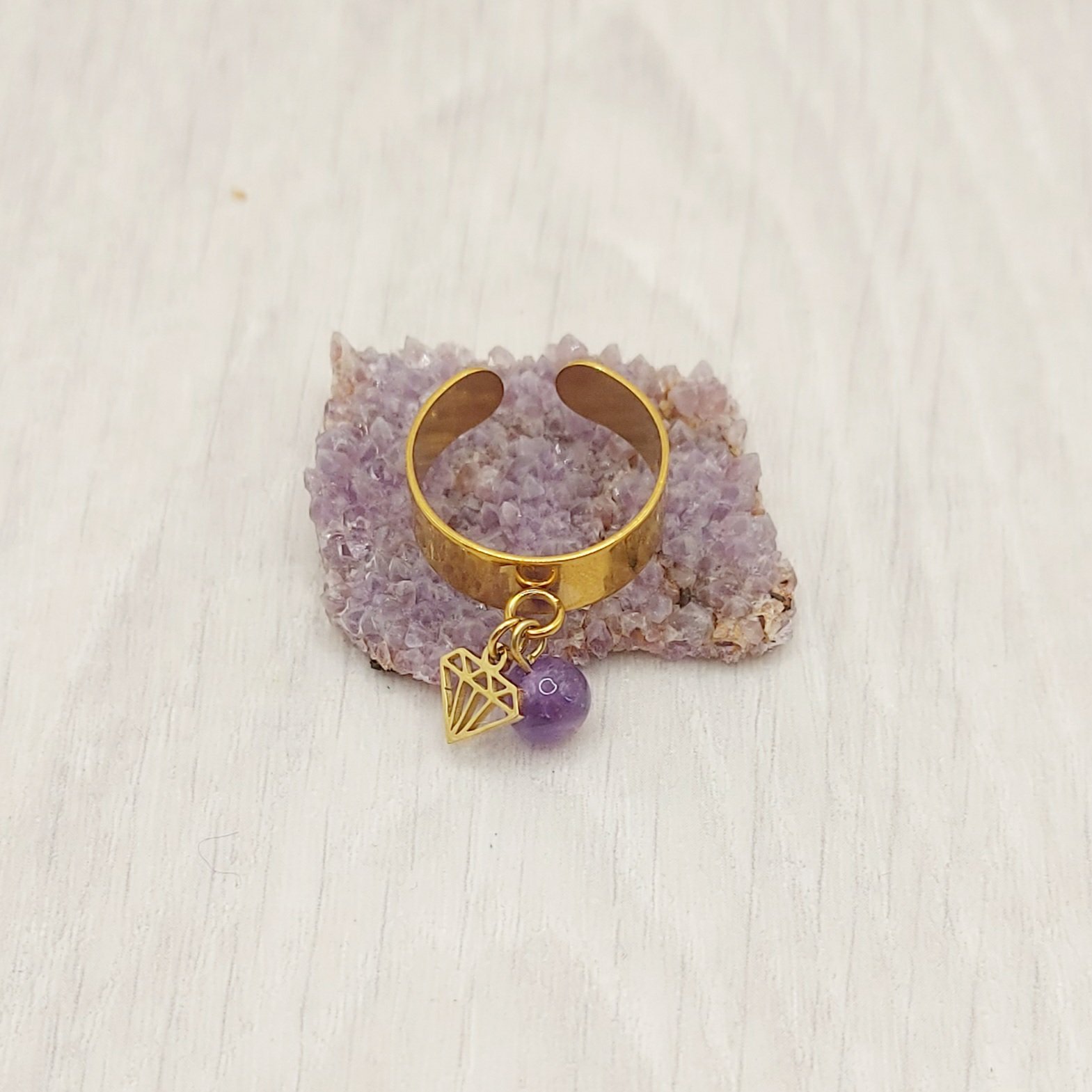 Bague AMETHEA - Améthyste – Image 2
