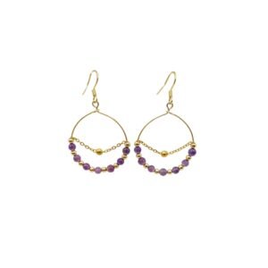 Boucles d'oreilles AMETHYSTA - Améthyste