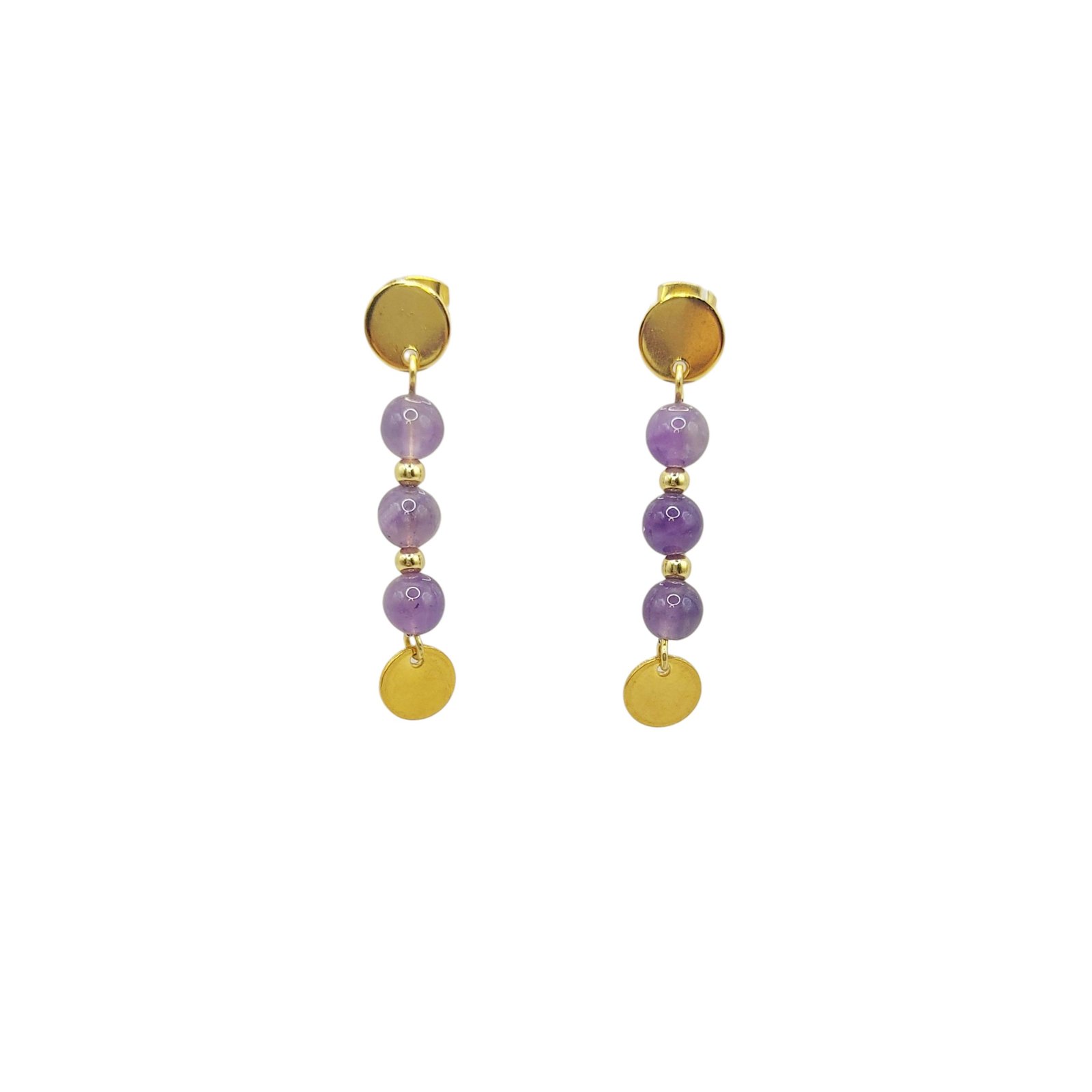 Boucles d'oreilles AMETHYSUN - Améthyste