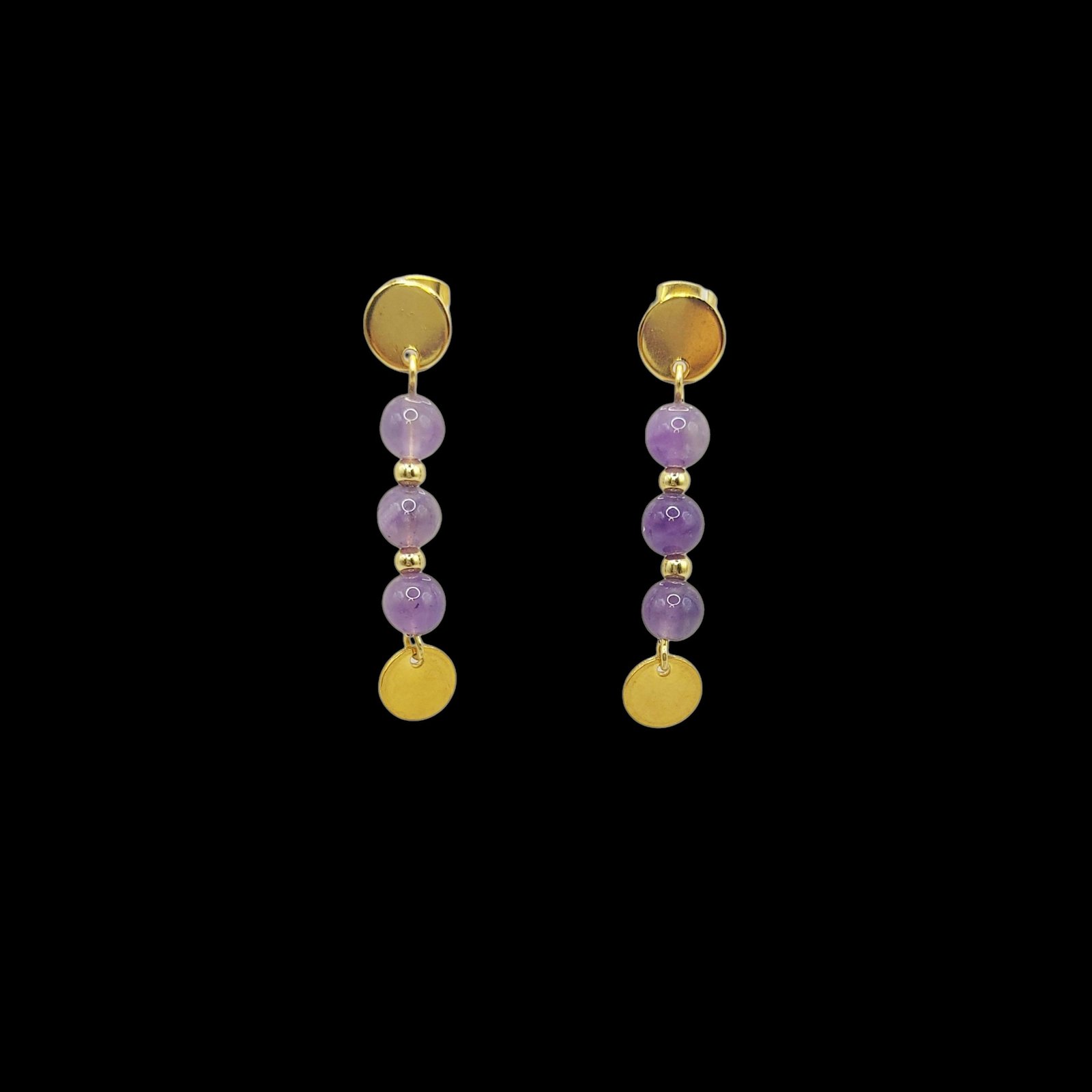 Boucles d'oreilles AMETHYSUN - Améthyste – Image 2