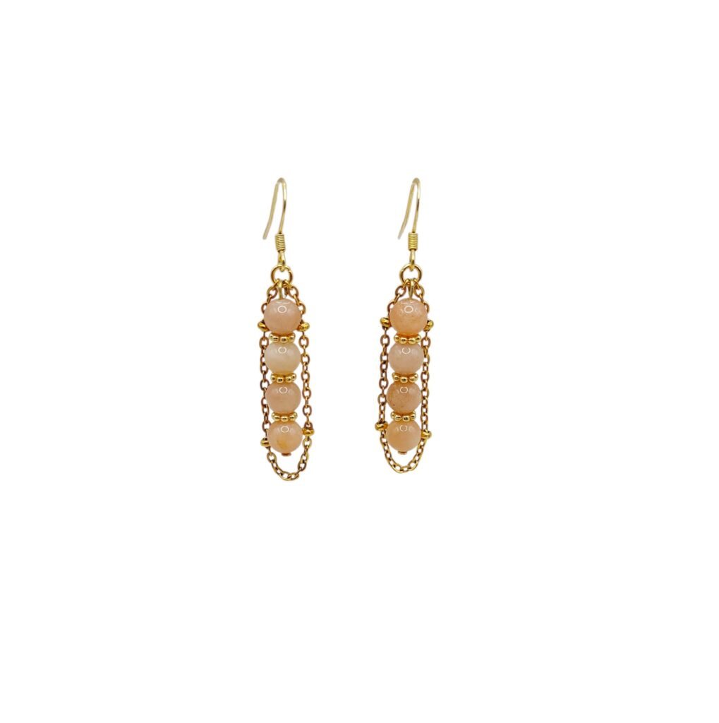 Boucles d'oreilles SUNNY - Pierre de soleil