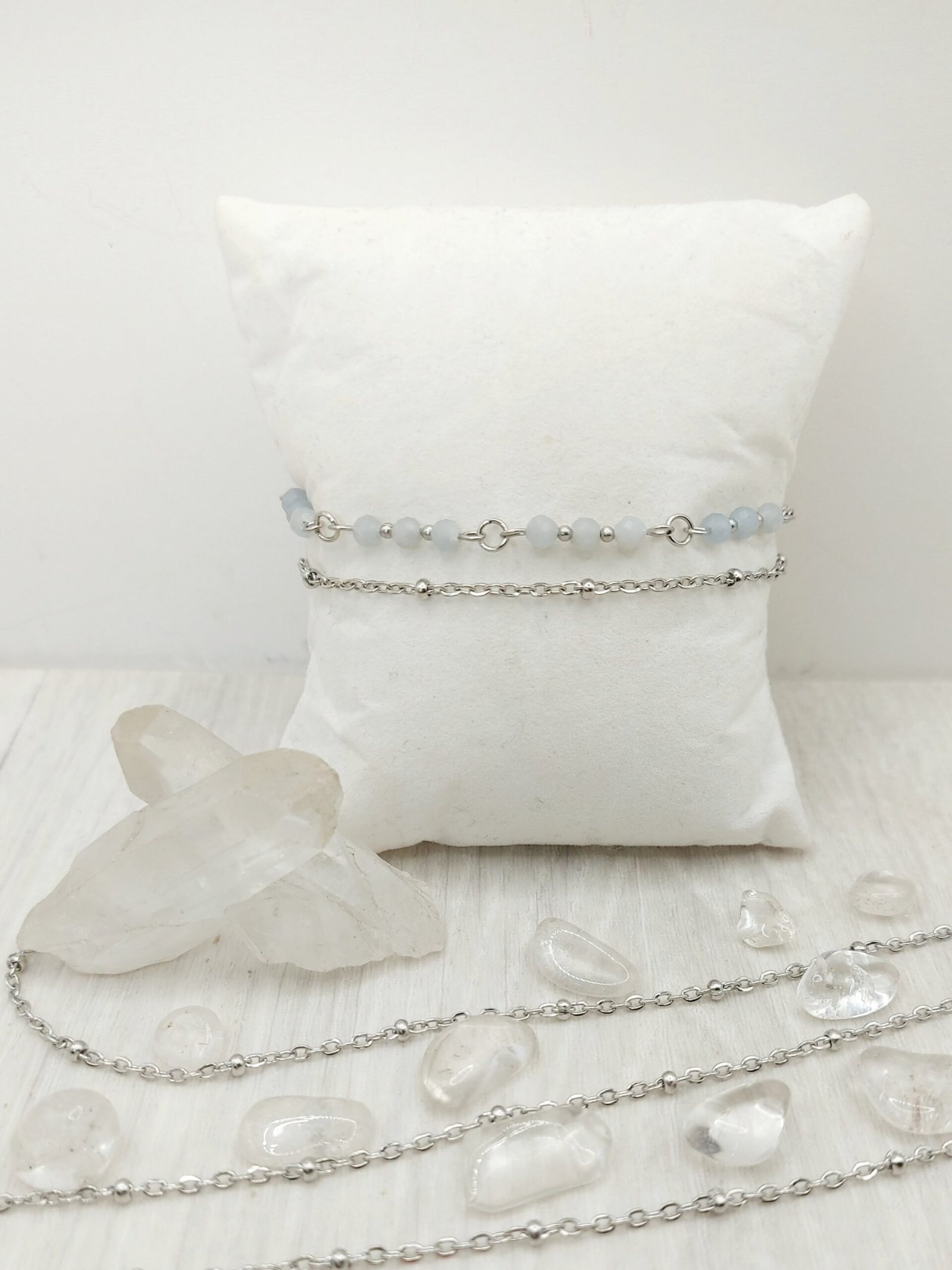 Bracelet ANGELYTA - Angélite – Image 3